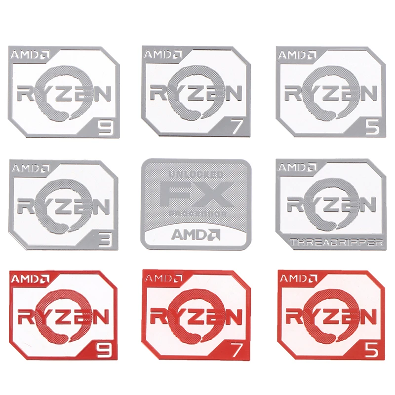 1Pc Metal Sticker AMD Ryzen R9 R7 R5 R3 Computer Sticker Silver Red Laptop Desktop Logo Sticker
1Pc Metal Sticker AMD Ryzen R9 R7 R5 R3 Computer Sticker Silver Red Laptop Desktop Logo Sticker