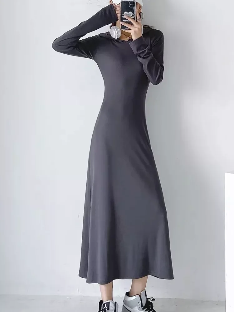 NEW IN Sexy Fashionable Hooded Long Sleeved Dress Women Clothing Autumn Style Verticality Waist Buttocks Wrapped Ankle Length S
NEW IN Sexy Fashionable Hooded Long Sleeved Dress Women Clothing Autumn Style Verticality Waist Buttocks Wrapped Ankle Length S
