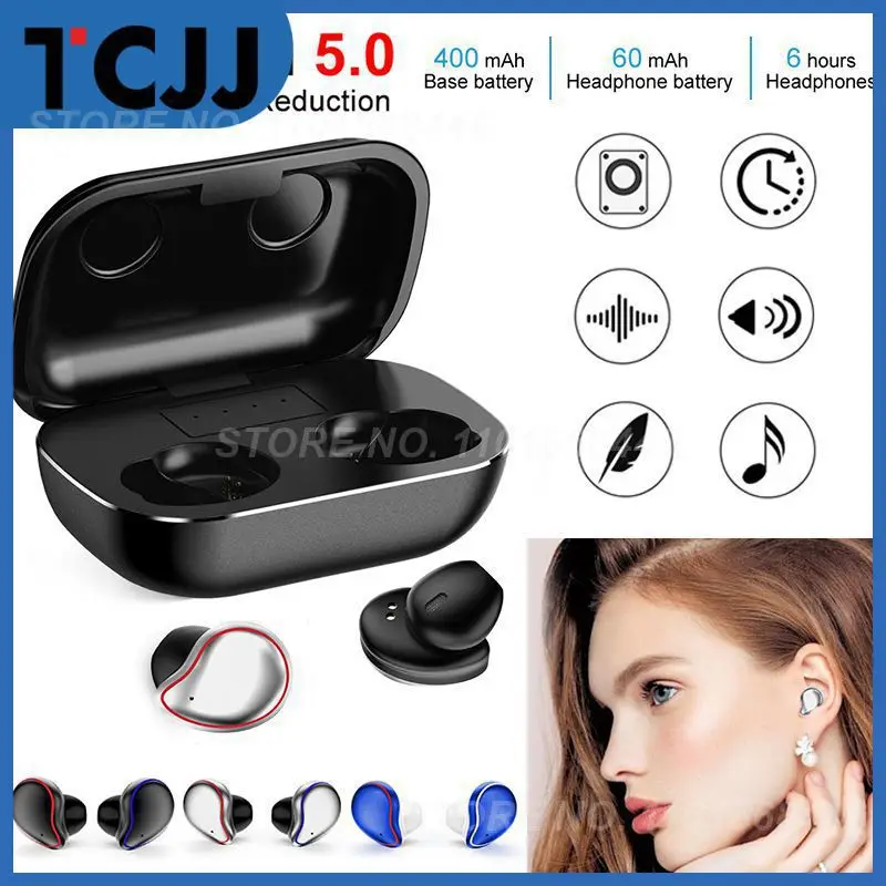 Headset 5.0 Half In-ear Design Wireless Headset Ipx5 Waterproof Sound More Realistic Lower Power Consumption
Headset 5.0 Half In-ear Design Wireless Headset Ipx5 Waterproof Sound More Realistic Lower Power Consumption