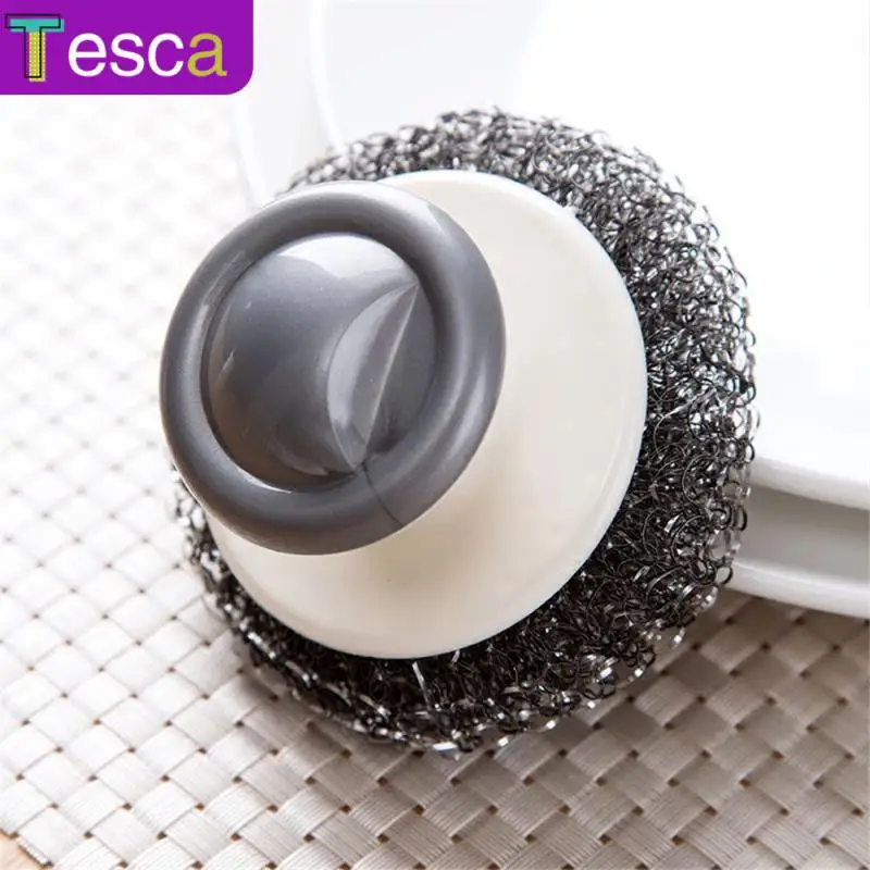 Durable Metal Scrubber Ball Handle Rich Foaming Cleaning Brush Plastic Comfort Grasp Dishwashing Pot Brush Not Hurt Hands
Durable Metal Scrubber Ball Handle Rich Foaming Cleaning Brush Plastic Comfort Grasp Dishwashing Pot Brush Not Hurt Hands