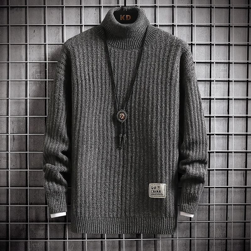 New Winter Top Quality Turtleneck Men Sweater Thick Warm Pullover Men Casual Mens Sweaters High Neck Knit Male Christmas Jumpers
New Winter Top Quality Turtleneck Men Sweater Thick Warm Pullover Men Casual Mens Sweaters High Neck Knit Male Christmas Jumpers
