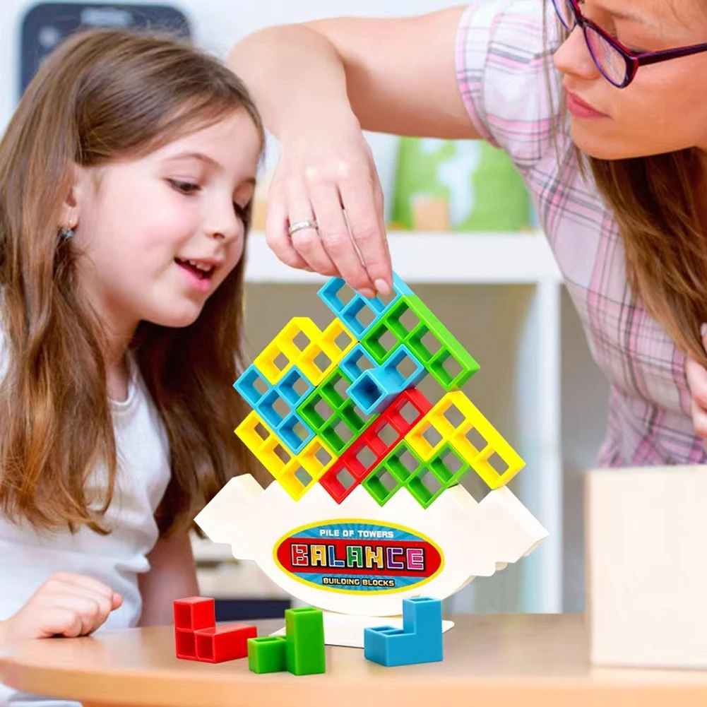 Tetra Tower Game Stacking Blocks Stack Building Blocks Balance Puzzle Board Assembly Bricks Educational Toys for Children Adults
Tetra Tower Game Stacking Blocks Stack Building Blocks Balance Puzzle Board Assembly Bricks Educational Toys for Children Adults