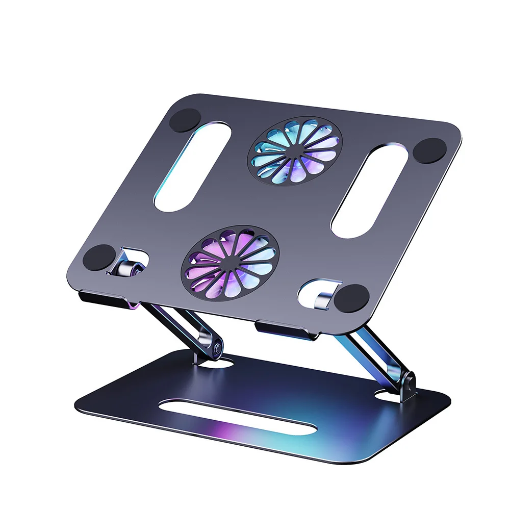 New Laptop Tablet Stand For MacBook Air Pro M Desktop PC Cooler Cooling Fan Heat Dissipation Foldable Aluminum Notebook Holder 
New Laptop Tablet Stand For MacBook Air Pro M Desktop PC Cooler Cooling Fan Heat Dissipation Foldable Aluminum Notebook Holder