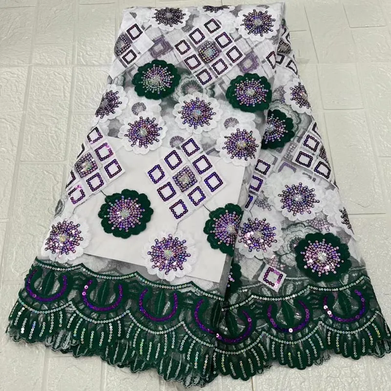 High Quality Embroidery Nigerian Lace Fabric Top Selling Sequins Lace Fabrics African French Tulle Lace Fabric Women Sexy Dress 
High Quality Embroidery Nigerian Lace Fabric Top Selling Sequins Lace Fabrics African French Tulle Lace Fabric Women Sexy Dress