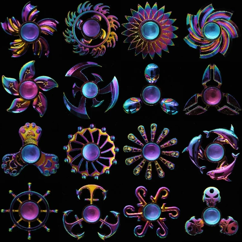 Hot Rainbow Metal Fidget Spinner Zinc Alloy Colorful Hand Spinner Antistress Toys for Children Adult Gifts for Children Adult
Hot Rainbow Metal Fidget Spinner Zinc Alloy Colorful Hand Spinner Antistress Toys for Children Adult Gifts for Children Adult