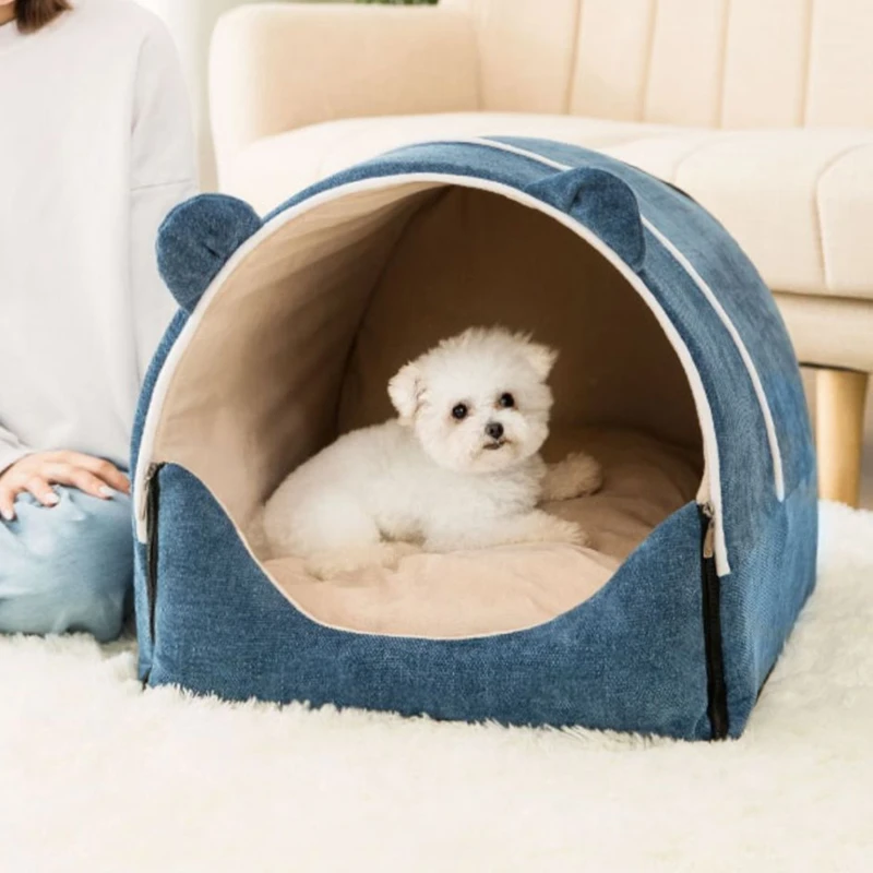 Dog House Winter Warm Pet Puppy Bed Enclosed Room Kennel For Dog Portable Folding Pet Tent Camas Para Perro
Dog House Winter Warm Pet Puppy Bed Enclosed Room Kennel For Dog Portable Folding Pet Tent Camas Para Perro