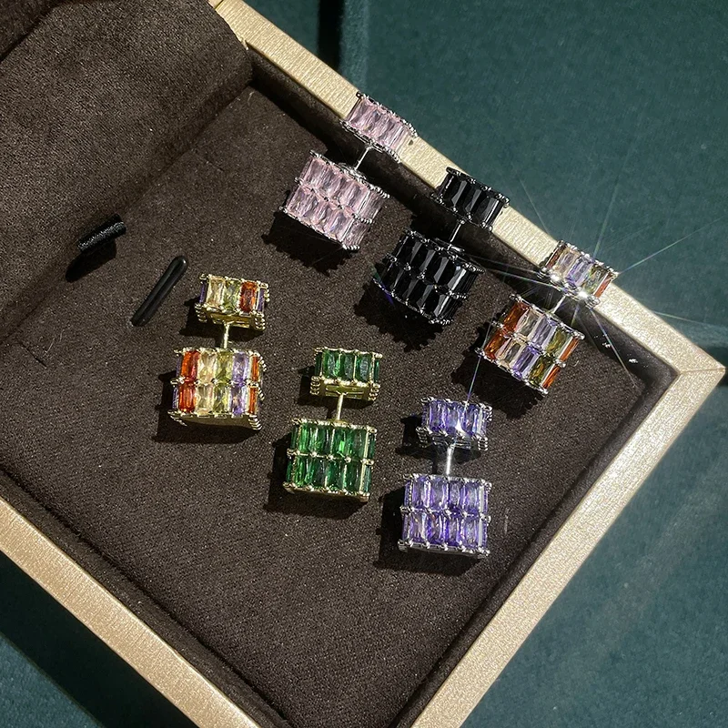 Новые модные усовершенствованные Роскошные серьги с супер сверкающими фианитами, геометрические темпераментные серьги и серьги для женщин
Новые модные усовершенствованные Роскошные серьги с супер сверкающими фианитами, геометрические темпераментные серьги и серьги для женщин