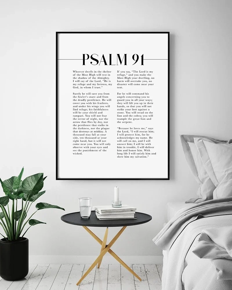 Psalm 91 Scripture Wall Art He Who Dwells In The Shelter Bible Verse Canvas Painting Poster Print For Your Christian Home Decor
Psalm 91 Scripture Wall Art He Who Dwells In The Shelter Bible Verse Canvas Painting Poster Print For Your Christian Home Decor