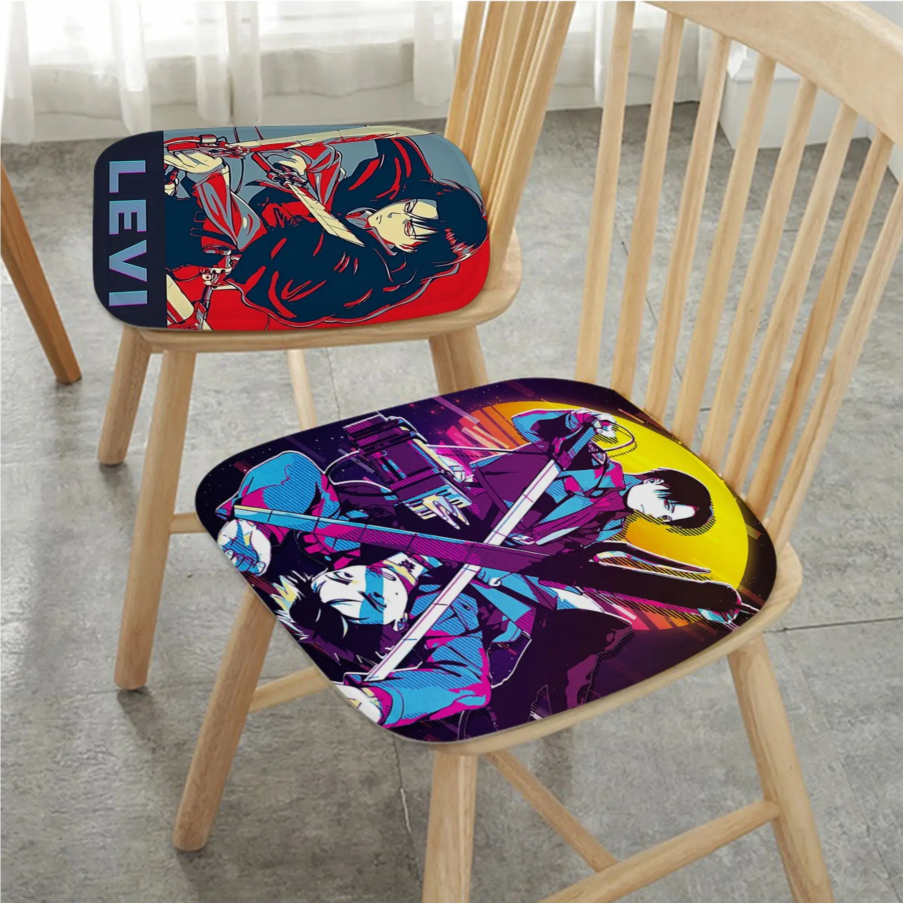 Attack On Titan Levi Nordic Printing Seat Cushion Office Dining Stool Pad Sponge Sofa Mat Non-Slip Buttocks Pad
Attack On Titan Levi Nordic Printing Seat Cushion Office Dining Stool Pad Sponge Sofa Mat Non-Slip Buttocks Pad