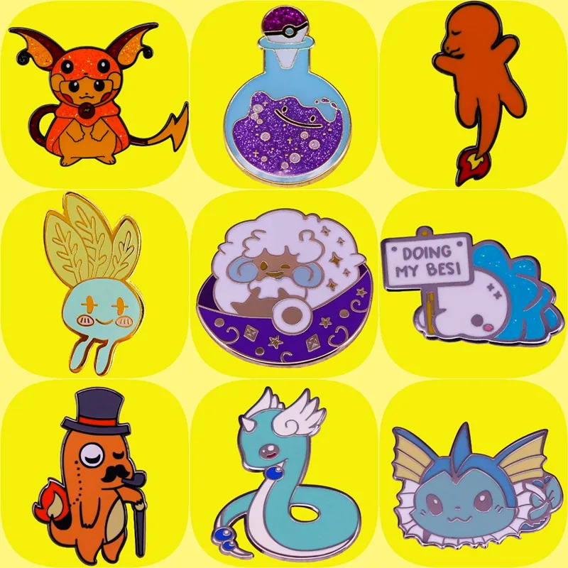 Cartoon Anime Monsters Pocket Brooch Pins Enamel Metal Badge Lapel Pin Brooches Denim Jacket Jeans Fashion Jewelry Accessories
Cartoon Anime Monsters Pocket Brooch Pins Enamel Metal Badge Lapel Pin Brooches Denim Jacket Jeans Fashion Jewelry Accessories