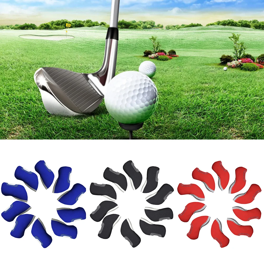 10Pcs Golf Club Head Covers Iron Putter Head Cover Putter Headcover Neoprene Head Protection Sleeve Wedge Cover Accessories
10Pcs Golf Club Head Covers Iron Putter Head Cover Putter Headcover Neoprene Head Protection Sleeve Wedge Cover Accessories