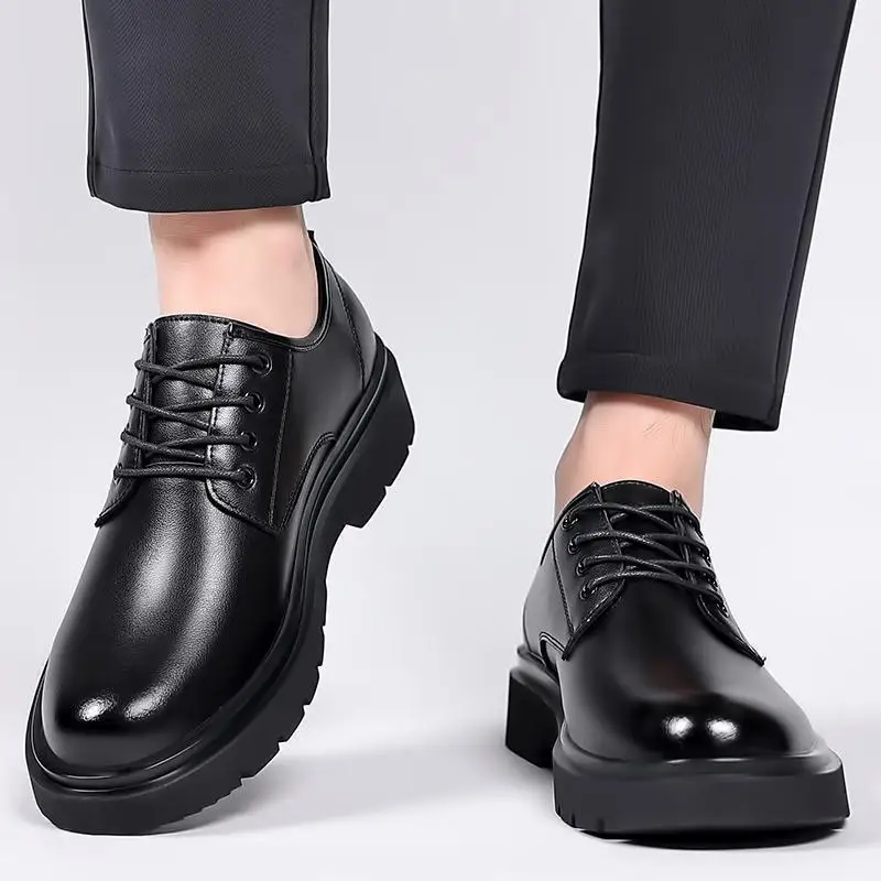 Men's Shoes Autumn 2023 New Summer Breathable Leather Casual Shoes Black Board Shoes British Sports Work Fashion Shoes
Men's Shoes Autumn 2023 New Summer Breathable Leather Casual Shoes Black Board Shoes British Sports Work Fashion Shoes
