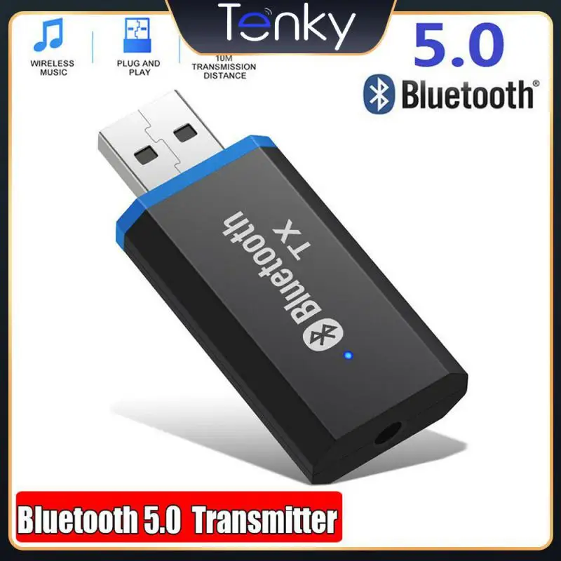 

Usb Aux Stereo Jack Adapter High Quality 5.0 Transmitte 5.0 Transmitter Adapter Brand New 3.5mm