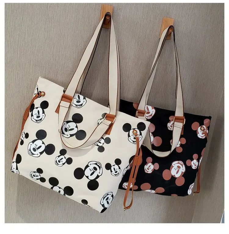 New 2022 Disney Cartoon Mickey Mouse Women High Capacity Shoulder Bags Canvas Waterproof Printing Big Size Handbag Shopping Bag
New 2022 Disney Cartoon Mickey Mouse Women High Capacity Shoulder Bags Canvas Waterproof Printing Big Size Handbag Shopping Bag