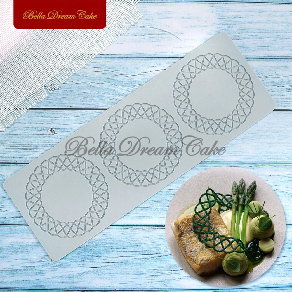 Текстурное кольцо с 4 отверстиями для украшения кружева из сахара
Текстурное кольцо с 4 отверстиями для украшения кружева из сахара