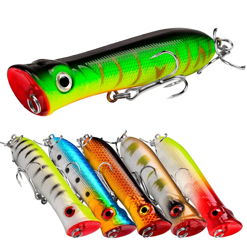 10pcs/set Fishing Lure Set 8cm/10.5g 10Colors Popper Bait Kit Floating Plastic Bionic Bait for Ocean Reservoir Pond River LAKE
10pcs/set Fishing Lure Set 8cm/10.5g 10Colors Popper Bait Kit Floating Plastic Bionic Bait for Ocean Reservoir Pond River LAKE