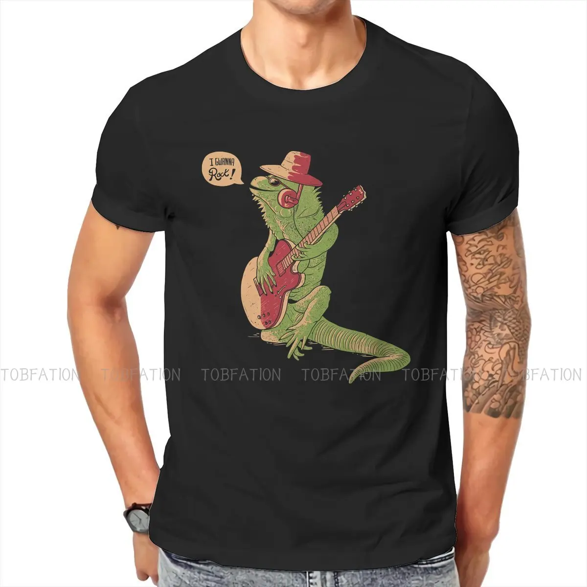 Gecko Lover Original TShirts I Gwanna Rock Funny Iguana Guitar Gift Distinctive Homme T Shirt New Trend Clothing Size S-6XL
Gecko Lover Original TShirts I Gwanna Rock Funny Iguana Guitar Gift Distinctive Homme T Shirt New Trend Clothing Size S-6XL