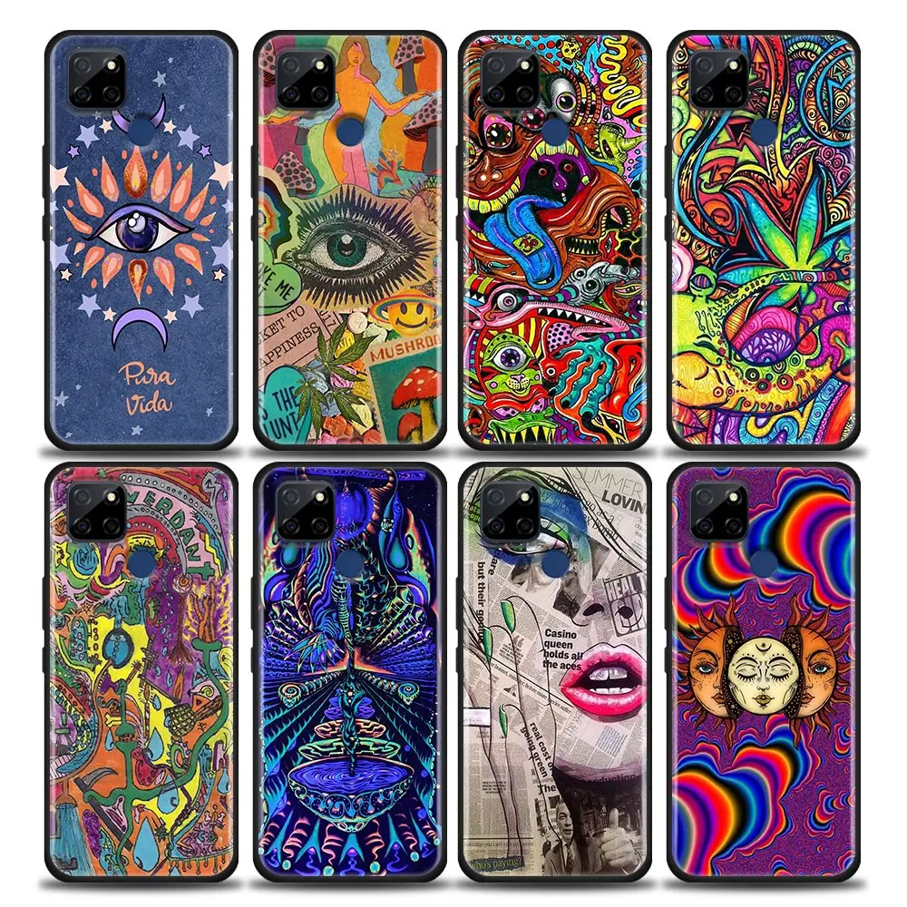 Phone Case forRealme 5 6 7 7i 8 8i 9i 9 XT GT GT2 C17 Pro 5G SE Master Neo2 Silicone Case Psychedelic mushroom eyes painting
Phone Case forRealme 5 6 7 7i 8 8i 9i 9 XT GT GT2 C17 Pro 5G SE Master Neo2 Silicone Case Psychedelic mushroom eyes painting