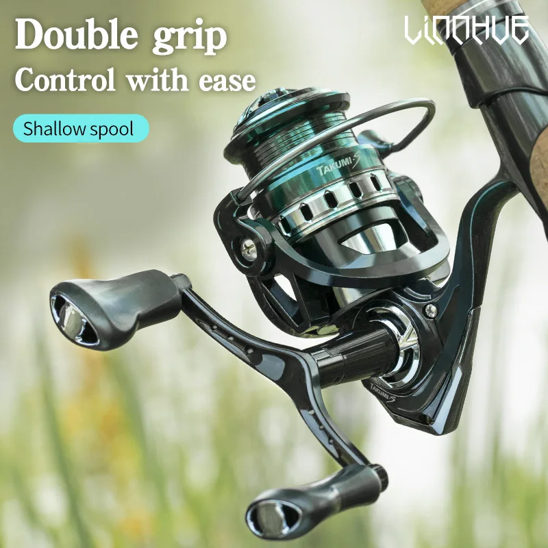 LINNHUE High Quality Spinning reel JE1000-4000 Dlouble Handle Grip Reel Fishing Equipment Fishing Accessories Pesca FIshing Reel
LINNHUE High Quality Spinning reel JE1000-4000 Dlouble Handle Grip Reel Fishing Equipment Fishing Accessories Pesca FIshing Reel