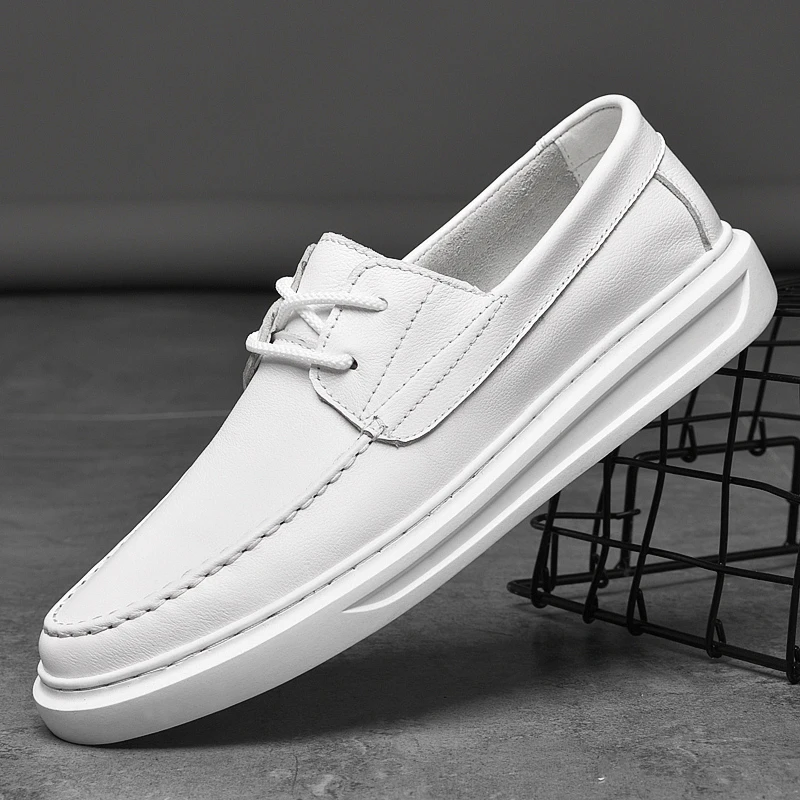 Men's Classic Casual Small White Shoes Leather Fashion Outdoor Flat Shoes Casual Walking Sneakers Luxury Breathable Men's Shoes
Men's Classic Casual Small White Shoes Leather Fashion Outdoor Flat Shoes Casual Walking Sneakers Luxury Breathable Men's Shoes