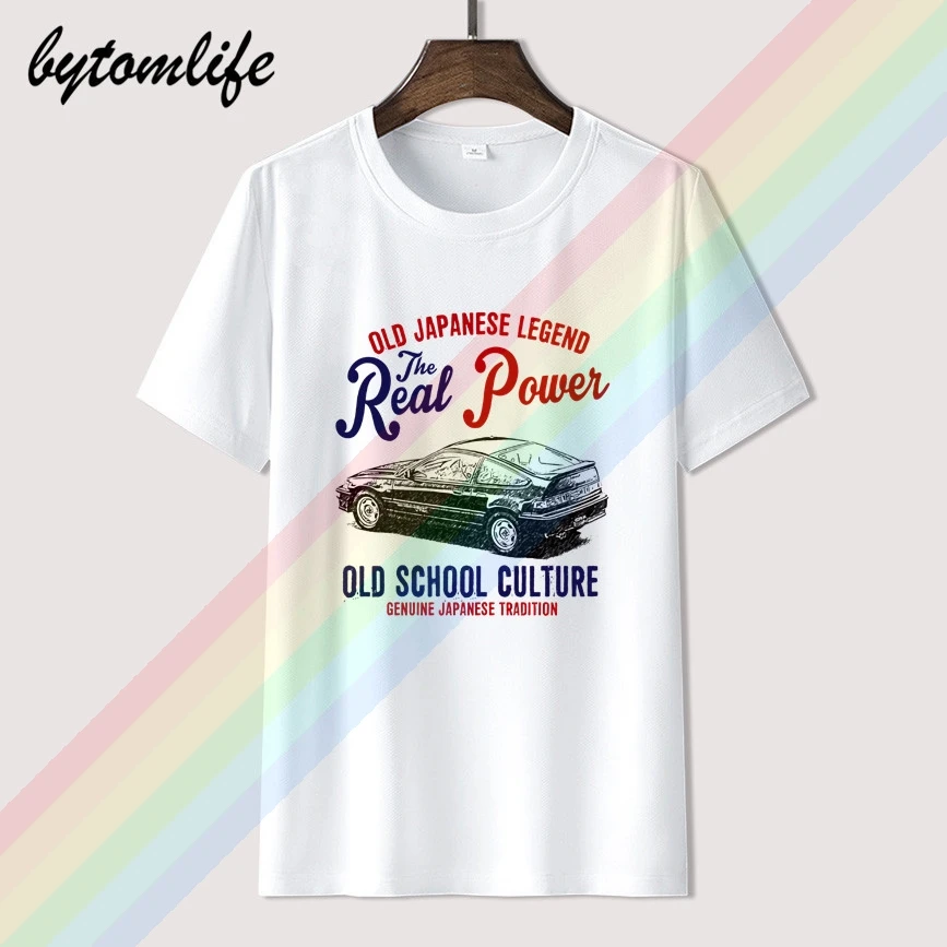 2018 Summer Short Sleeve Cotton T Shirts Man Clothing Vintage Japanese Car Crx 100 % Cotton Tee Shirt For Men
2018 Summer Short Sleeve Cotton T Shirts Man Clothing Vintage Japanese Car Crx 100 % Cotton Tee Shirt For Men