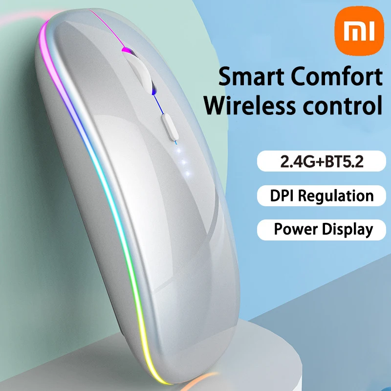 Xiaomi Gamer Wireless Bluetooth Silent Mouse 4000 DPI For MacBook Tablet Computer Laptop PC Mice Slim Quiet 2.4G Wireless Mouse
Xiaomi Gamer Wireless Bluetooth Silent Mouse 4000 DPI For MacBook Tablet Computer Laptop PC Mice Slim Quiet 2.4G Wireless Mouse