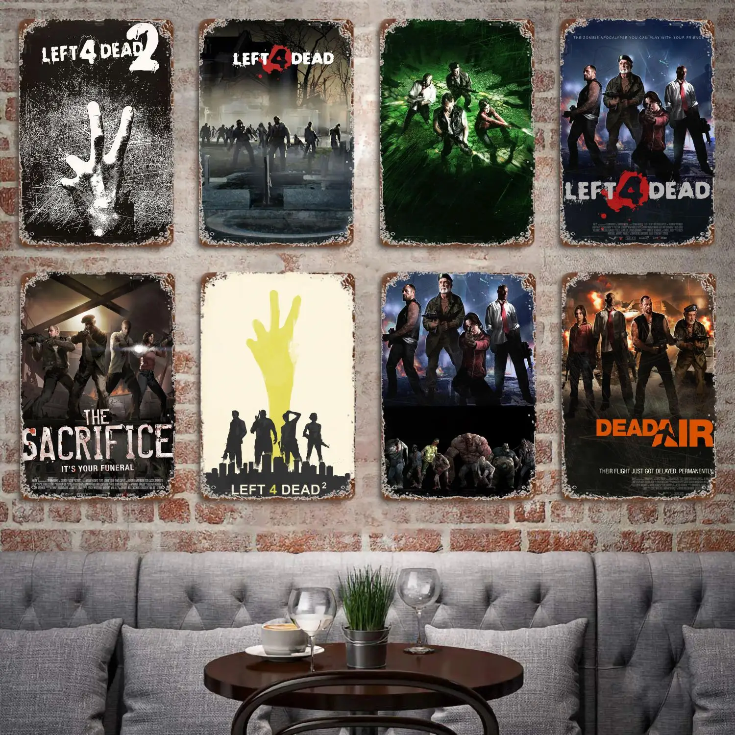 Left 4 Dead 2 Video Game Decor Poster Vintage Tin Sign Metal Sign Decorative Plaque for Pub Bar Man Cave Club Wall Decoration
Left 4 Dead 2 Video Game Decor Poster Vintage Tin Sign Metal Sign Decorative Plaque for Pub Bar Man Cave Club Wall Decoration