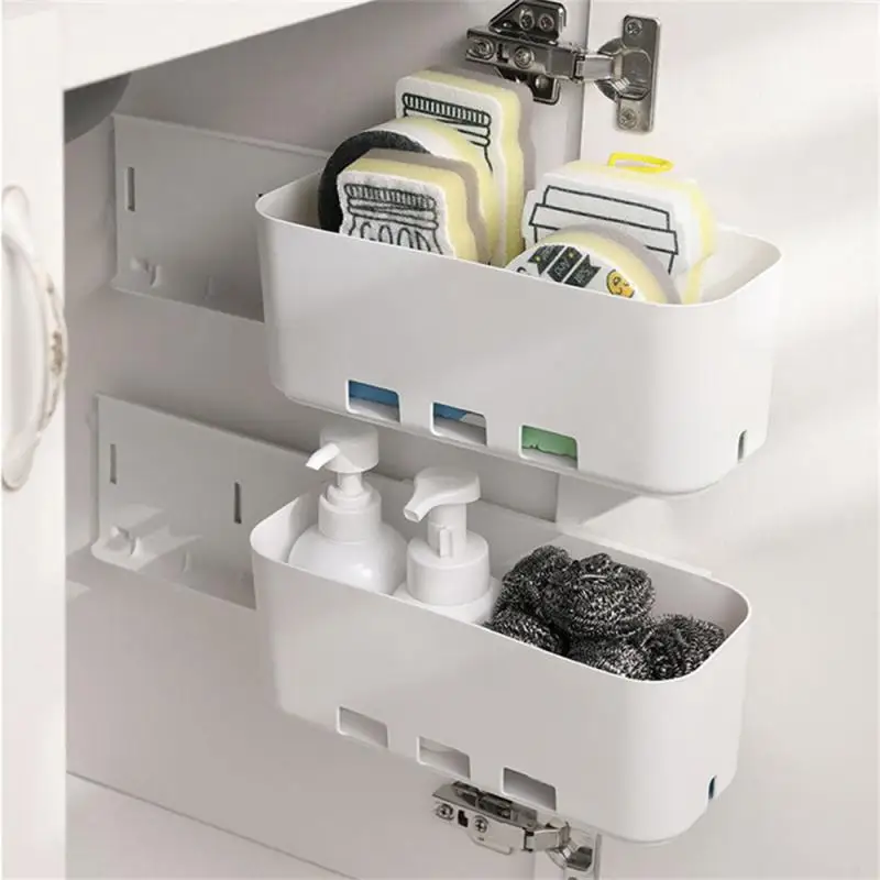 Multi-function Drawer Type Cabinet Shelf Retractable Non-perforated Drawer Shelf Pp Seam-free Storage Box Pull-out Storage White
Multi-function Drawer Type Cabinet Shelf Retractable Non-perforated Drawer Shelf Pp Seam-free Storage Box Pull-out Storage White