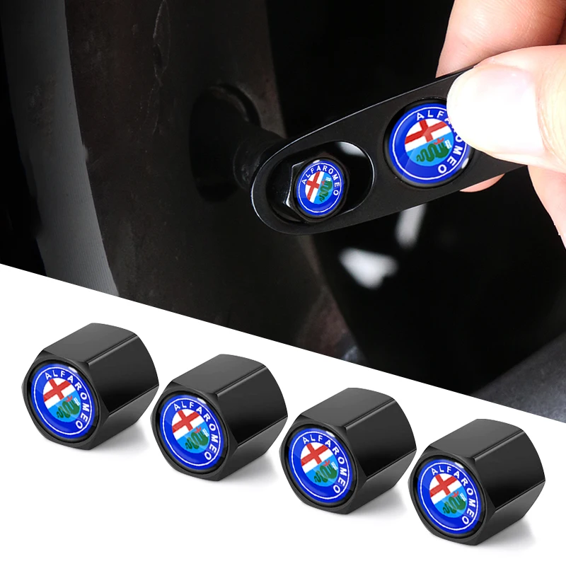 4pcs Car Tyre Valve Caps with Keychain Tool for Alfa Romeo Mito 147 156 159 166 GT Giulia Giulietta Stelvio Car Accessories Good
4pcs Car Tyre Valve Caps with Keychain Tool for Alfa Romeo Mito 147 156 159 166 GT Giulia Giulietta Stelvio Car Accessories Good