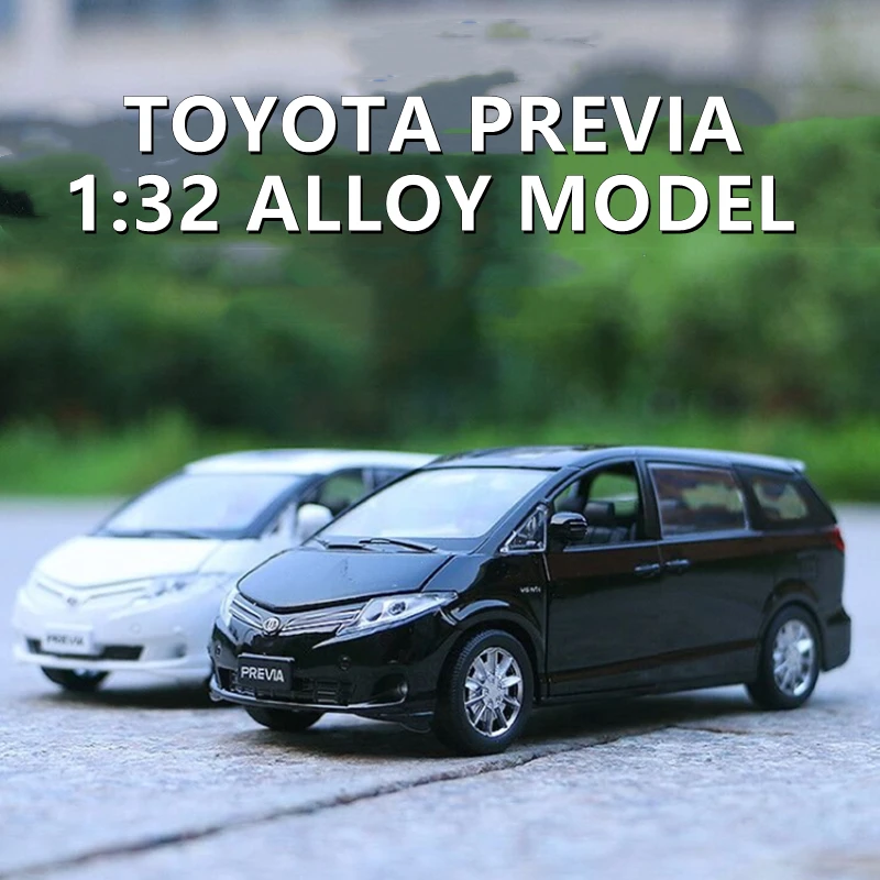 1:32 TOYOTA Previa MPV модель автомобиля из сплава, Литые и игрушечные модели автомобиля, имитация звука светильник, коллекция детских подарков 
1:32 TOYOTA Previa MPV модель автомобиля из сплава, Литые и игрушечные модели автомобиля, имитация звука светильник, коллекция детских подарков