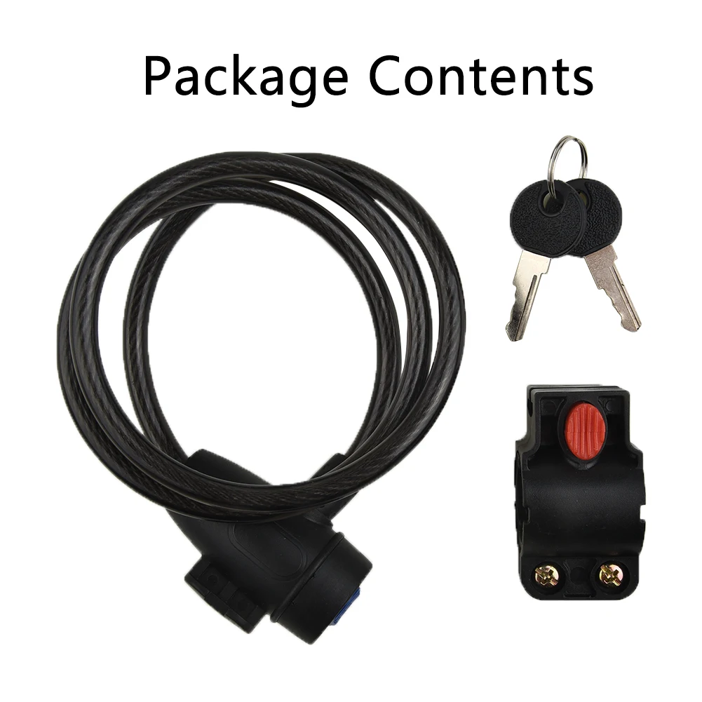 Bike Lock Chain Key Bicycle Cycling Security Steel Wire Cable Trolly Motorcycles Portable Durable High Strength
Bike Lock Chain Key Bicycle Cycling Security Steel Wire Cable Trolly Motorcycles Portable Durable High Strength