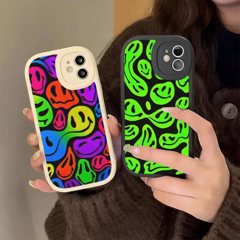 Cute Funny Trippy Smiley Face Phone Case Hard Leather Phone Case for iPhone 13 12 Mini 11 14 Pro Max Xs X Xr 7 8 Plus 6 6s Se
Cute Funny Trippy Smiley Face Phone Case Hard Leather Phone Case for iPhone 13 12 Mini 11 14 Pro Max Xs X Xr 7 8 Plus 6 6s Se