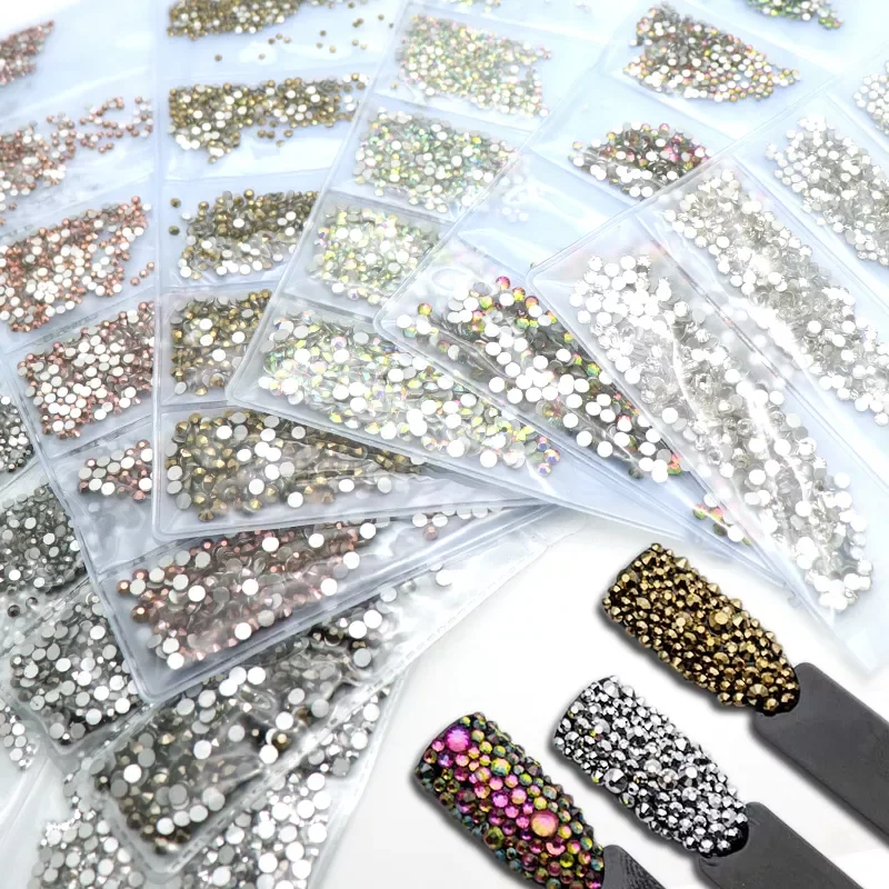 NEW Multi-size Crystal Manicure Rhinestones Nail Decoration Strass Charms Stones For 3D Designs Nails Accessoires
NEW Multi-size Crystal Manicure Rhinestones Nail Decoration Strass Charms Stones For 3D Designs Nails Accessoires