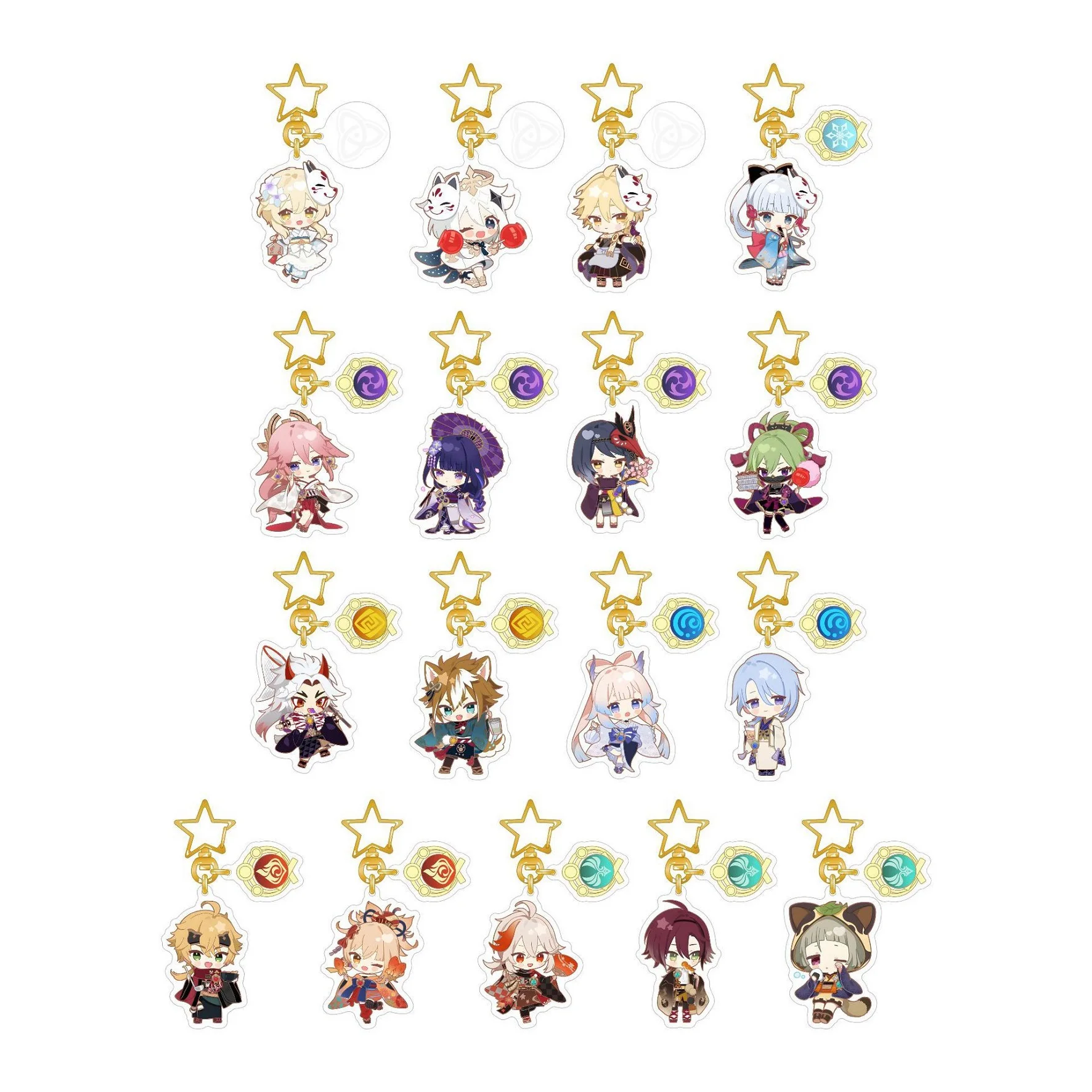 6CM Genshin Impact Anime Figure Raiden Shogun Kazuha Yaemiko Cosplay Acrylic Keychains Kawaii Bag Pendant Keyrings Fans Gift
6CM Genshin Impact Anime Figure Raiden Shogun Kazuha Yaemiko Cosplay Acrylic Keychains Kawaii Bag Pendant Keyrings Fans Gift