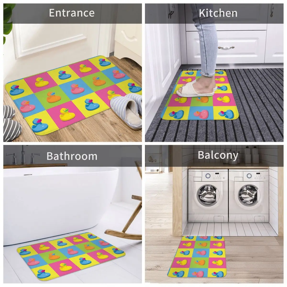 Door Mat Rubber Duckies Pop Decor 3D Rug Carpet Bathmat Non-slip Entrance Living Room Home Kitchen Water Oil Proof Bathroom
Door Mat Rubber Duckies Pop Decor 3D Rug Carpet Bathmat Non-slip Entrance Living Room Home Kitchen Water Oil Proof Bathroom