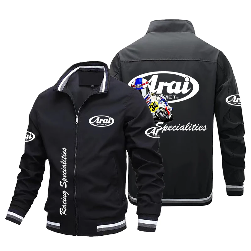Arai Motorcycle Jacket Men's Baseball Jacket Casual Jacket Men's Hip Hop Street Style Work Jacket Racing Jacket
Arai Motorcycle Jacket Men's Baseball Jacket Casual Jacket Men's Hip Hop Street Style Work Jacket Racing Jacket