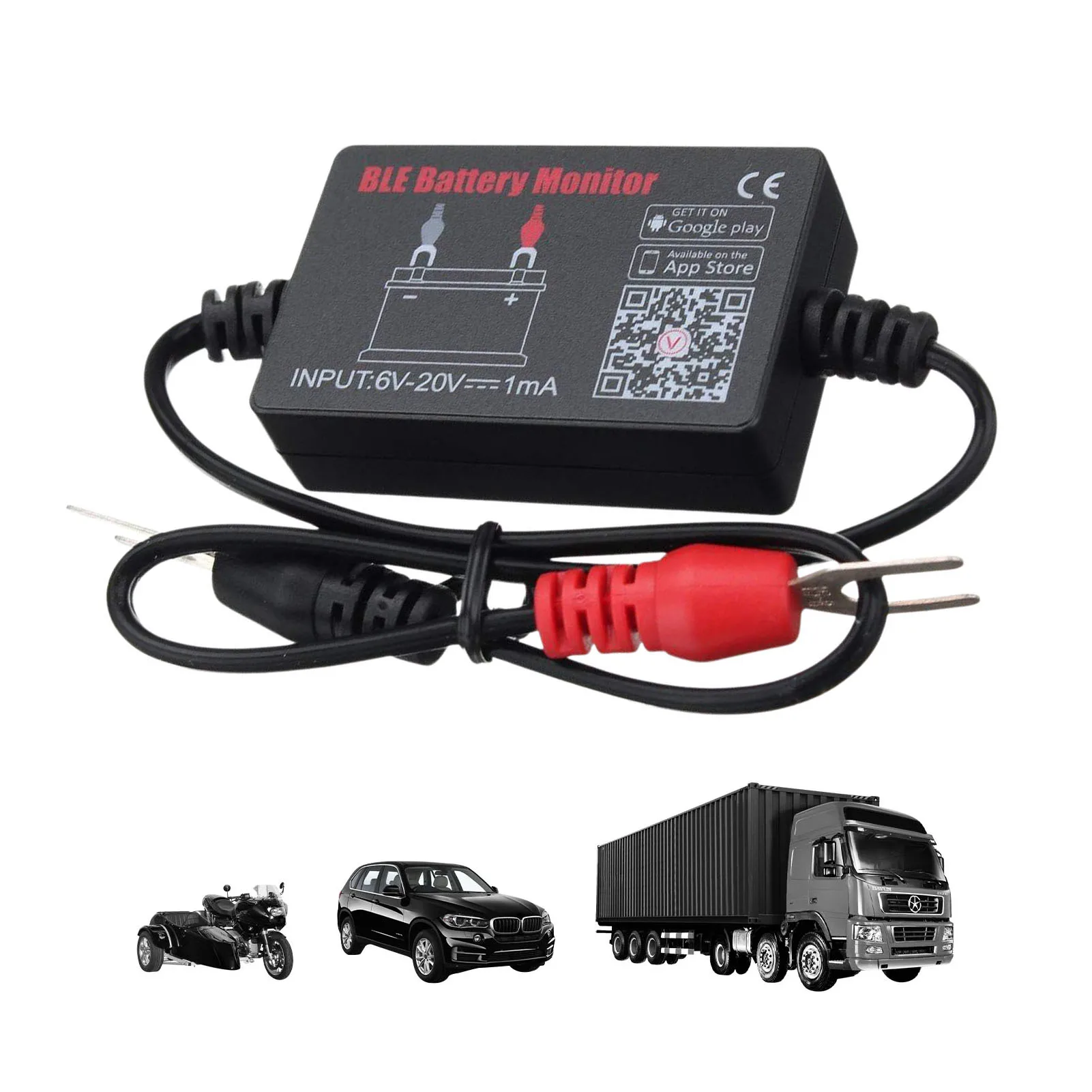 Battery Monitor BM2 Blue-tooth 4.0 Wireless Battery Tester Automotive Battery Voltage Charging Cranking System Test With Alarm
Battery Monitor BM2 Blue-tooth 4.0 Wireless Battery Tester Automotive Battery Voltage Charging Cranking System Test With Alarm