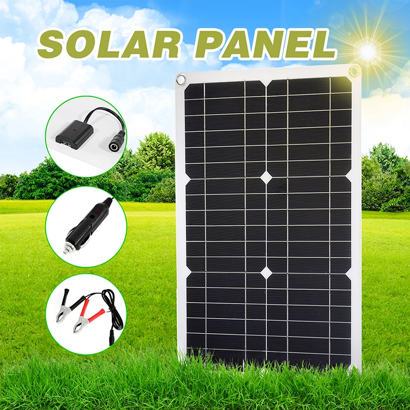 Professional 100W 12V Solar Panel Kit Single/Dual USB Port Off Grid Monocrystalline Module with 30A Solar Charge Controller
Professional 100W 12V Solar Panel Kit Single/Dual USB Port Off Grid Monocrystalline Module with 30A Solar Charge Controller