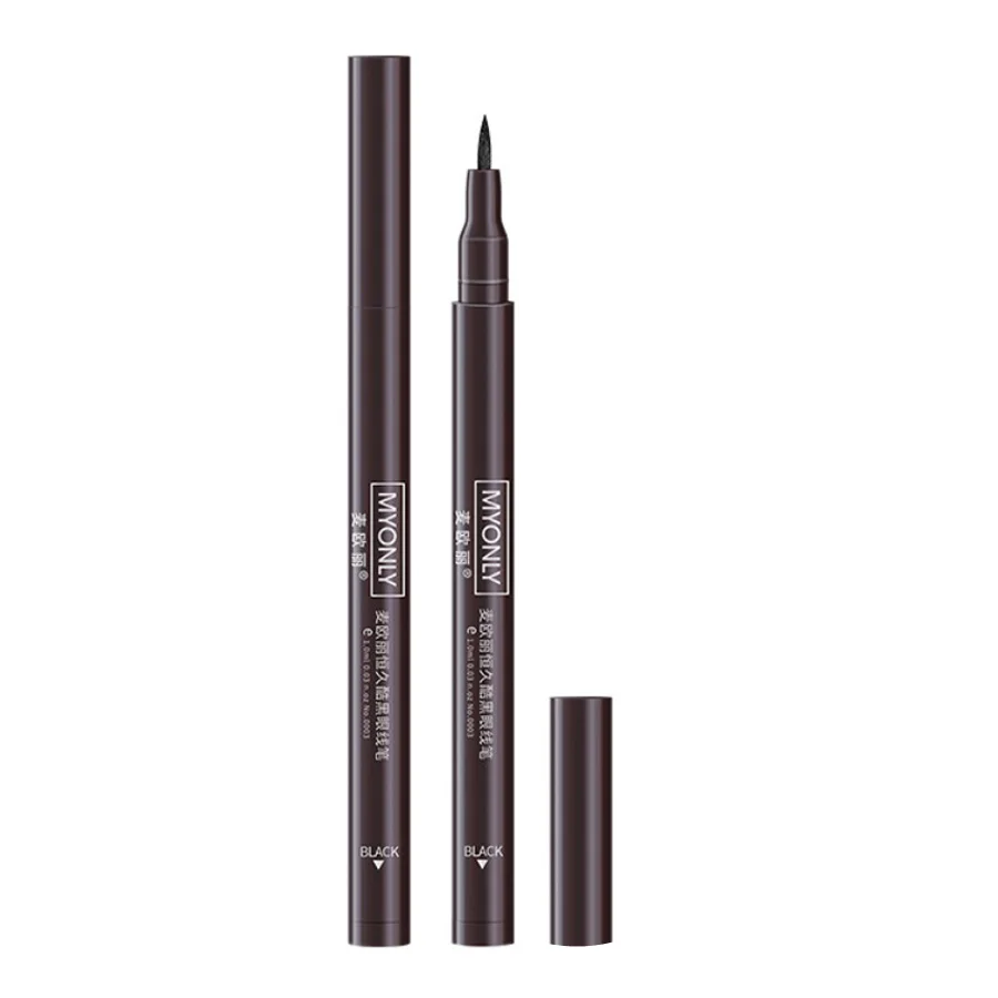 MYONLY Black Eyeliner Quick-Dry Waterproof Professional Liquid Eye Liner Pen Long-Lasting Not Blooming Smooth Makeup Tool Pencil
MYONLY Black Eyeliner Quick-Dry Waterproof Professional Liquid Eye Liner Pen Long-Lasting Not Blooming Smooth Makeup Tool Pencil