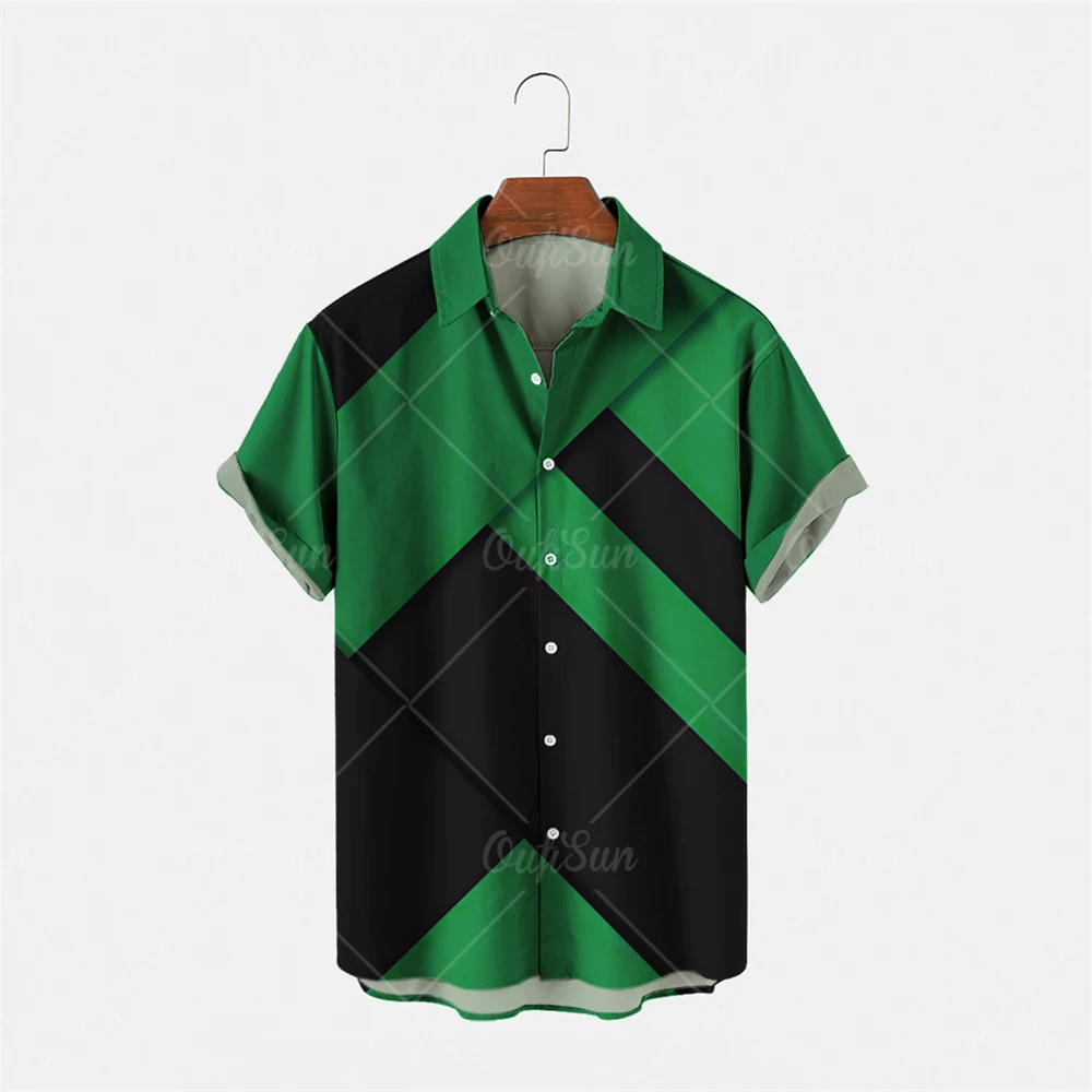 Striped pattern black and white contrast color bandana shirt men's street fashion Polo Shirt Hawaiian Shirts
Striped pattern black and white contrast color bandana shirt men's street fashion Polo Shirt Hawaiian Shirts