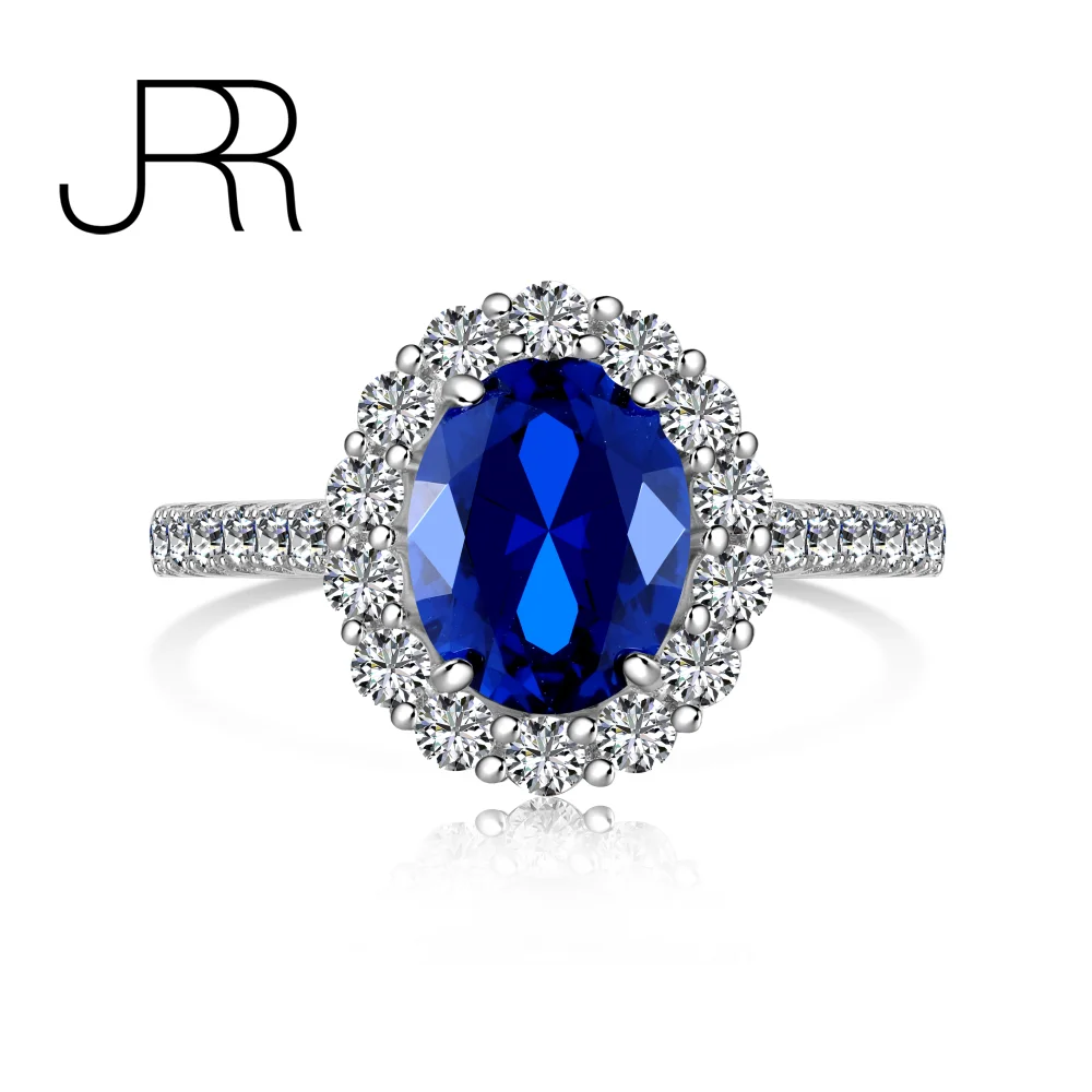 JRR Новое поступление 925 Стерлинговое Серебро 7*9 мм Овальный сапарир синий Высокоуглеродистый бриллиант обручальное кольцо Изысканные ювелирные изделия Бесплатная доставка
JRR Новое поступление 925 Стерлинговое Серебро 7*9 мм Овальный сапарир синий Высокоуглеродистый бриллиант обручальное кольцо Изысканные ювелирные изделия Бесплатная доставка