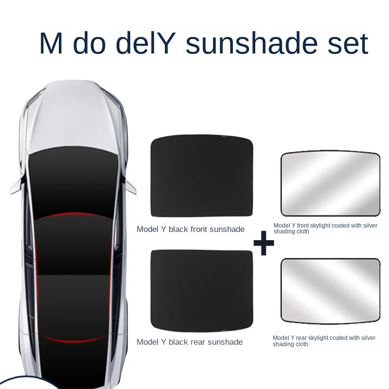 For Tesla Model Y Front Rear Sunroof Windshield Skylight Shading Net Upgrade Sun Shades Glass Roof Sunshade Car accessories
For Tesla Model Y Front Rear Sunroof Windshield Skylight Shading Net Upgrade Sun Shades Glass Roof Sunshade Car accessories