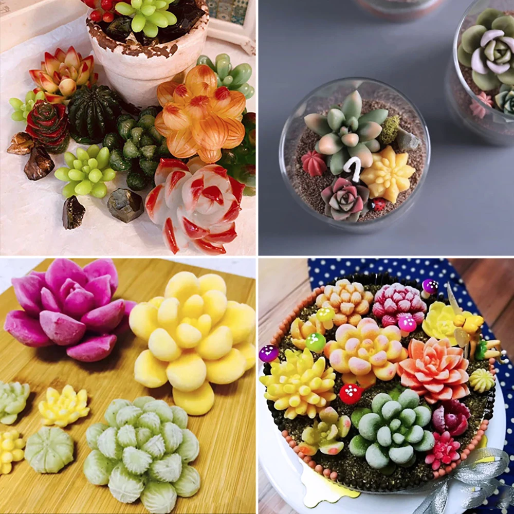 3D Succulent Plants Silicone Mould Candle Soap Mold Handmade Crafts Gypsum Wax Concrete Mould Candle Making Supplies Home Decor
3D Succulent Plants Silicone Mould Candle Soap Mold Handmade Crafts Gypsum Wax Concrete Mould Candle Making Supplies Home Decor