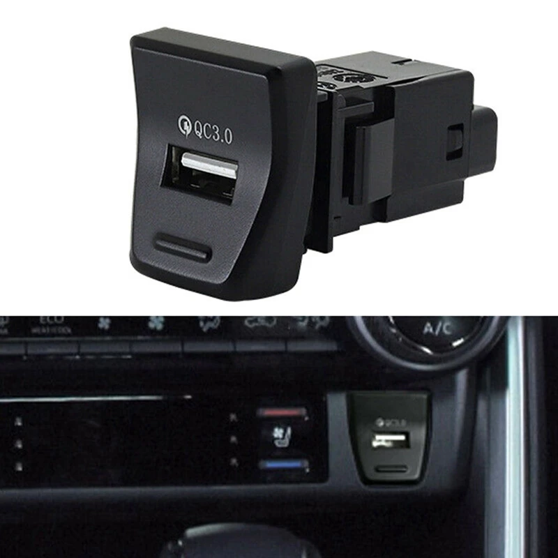 Автомобильное центральное Зарядное устройство USB QC3.0, адаптер быстрой зарядки USB для Toyota RAV-4 2019 2020 2021
Автомобильное центральное Зарядное устройство USB QC3.0, адаптер быстрой зарядки USB для Toyota RAV-4 2019 2020 2021