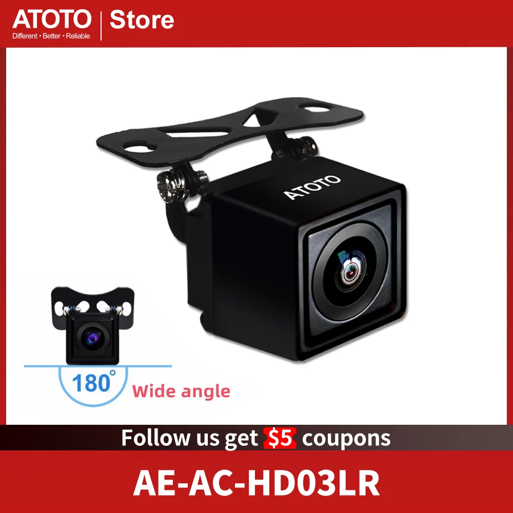 ATOTO Car Camera 720P Rearview Backup Camera For ATOTO S8 Models Only Night Vision and Waterproof 180° Wide-Angle AE-AC-HD03LR
ATOTO Car Camera 720P Rearview Backup Camera For ATOTO S8 Models Only Night Vision and Waterproof 180° Wide-Angle AE-AC-HD03LR