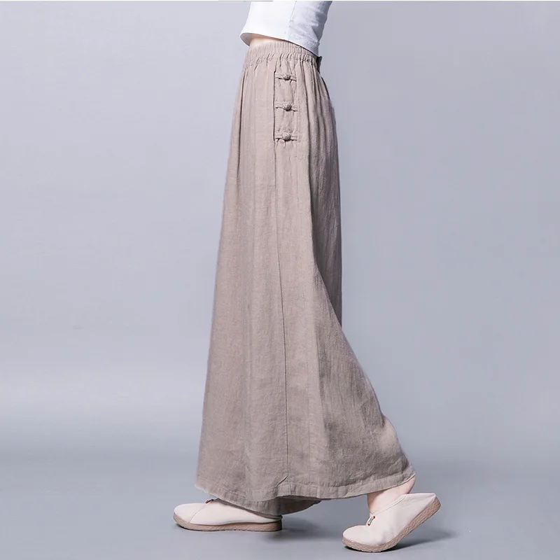 Women's Cotton and Linen Thin Wide Leg Pants Women Drape High Waist Breathable Loose Cropped Trousers Korean Vintage Harajuku
Women's Cotton and Linen Thin Wide Leg Pants Women Drape High Waist Breathable Loose Cropped Trousers Korean Vintage Harajuku