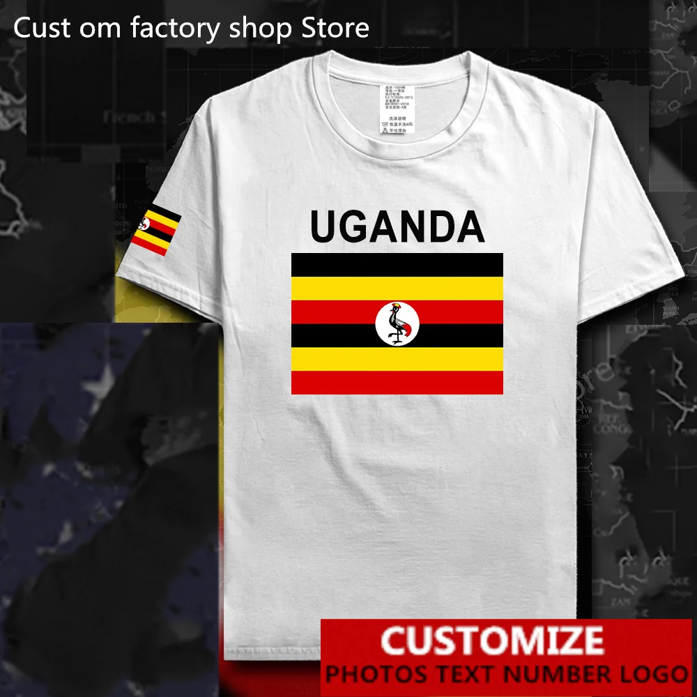 Uganda Fashion Street Trend Flag T shirt Men Women Loose Casual T-shirt Free Custom Jersey DIY Name LOGO Cotton T-shirts
Uganda Fashion Street Trend Flag T shirt Men Women Loose Casual T-shirt Free Custom Jersey DIY Name LOGO Cotton T-shirts