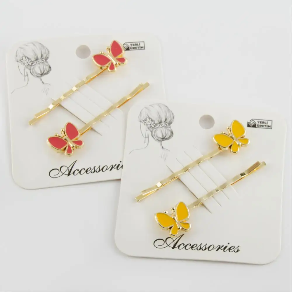 2 pcs butterfly figured wire buckle 
2 pcs butterfly figured wire buckle