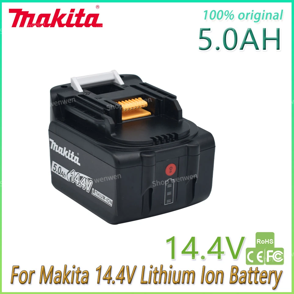 

Аккумуляторная батарея Makita 14,4 В, 196875 Ач, 194558 Ач, 195444 Ач, Ач, яркий индикатор для BL1430, BL1415, BL1440,-4,-0,-8