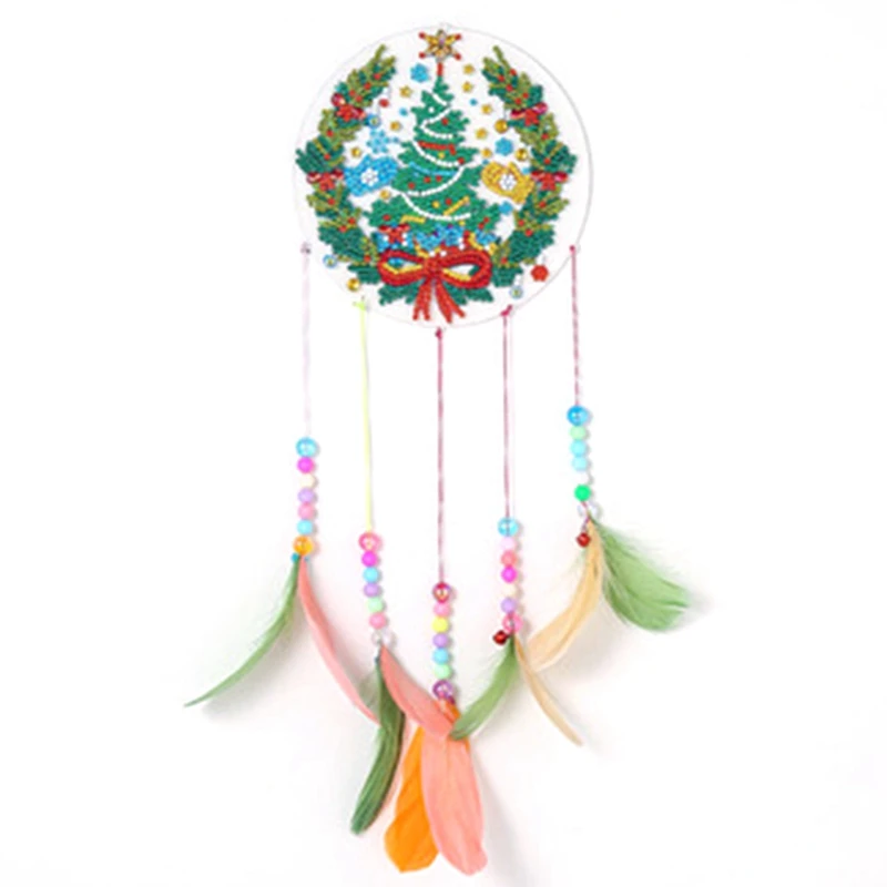 Diamond Painting Dream Catcher Wind Chimes Kit For Door Home Wall Decoration Diamond Embroidery Kit-Christmas Tree
Diamond Painting Dream Catcher Wind Chimes Kit For Door Home Wall Decoration Diamond Embroidery Kit-Christmas Tree